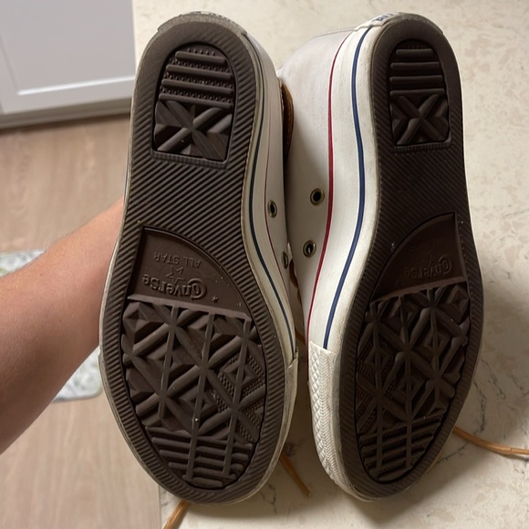 Converse wedge high top chuck Taylor sneakers ❤️size 7 - Picture 9 of 9